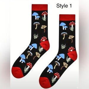 *5/$15* Mushroom Socks - Choice of 7 Styles - Choose your favorite  Womens 6-10